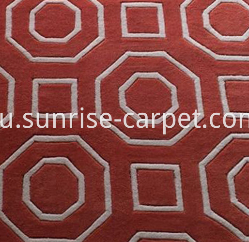 hand tufted carpet with design 2